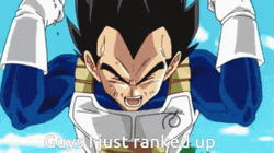 Vegeta Ultra Ego Guys I Just Ranked Up GIF