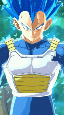 Vegeta Ultra Ego Sparkling Blue Energy GIF