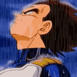Vegeta Vegeta Rain GIF