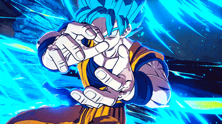 Vegeta Versus Goku Drip Kamehameha Wave GIF