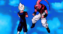 Vegito Majin Buu Fight GIF