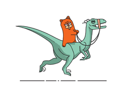 Velociraptor Powerful Legs Running GIF