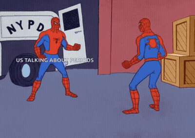 Venom and Spider-Man Sitting at Table Talking