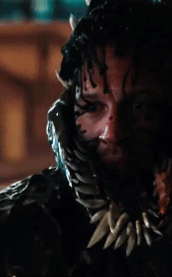 Venom Close Up Transformation GIF