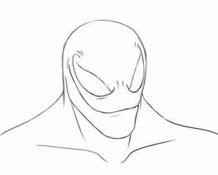 Venom Drawing Animation GIF