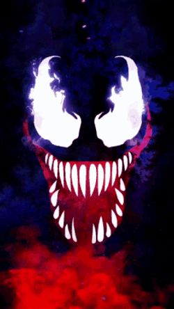 Venom Face Animation GIF