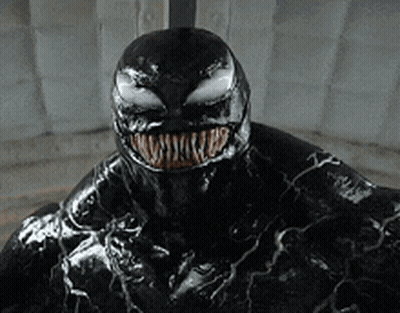 Venom Face Close Up GIF