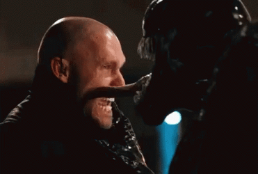 Venom Face Licking GIF