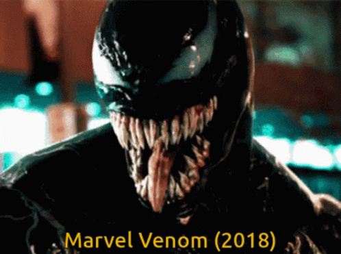 Venom Face Poster GIF