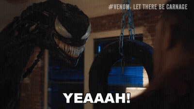 Venom Movie Poster Yeaaah GIF