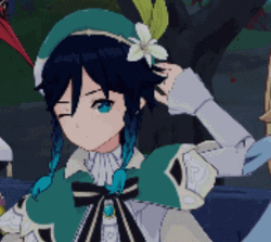 Venti Scratching Head GIF