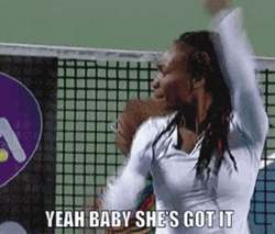 Venus Williams Baby She Got It GIF