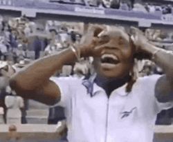 Venus Williams Happily Laughing GIF