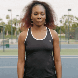 Venus Williams Pointing GIF