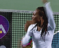Venus Williams Scissors Dance GIF