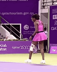 Venus Williams Serves Ball GIF
