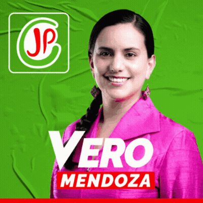 Vero Mendoza Poster Woman In Pink Shirt GIF
