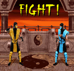 Versus Fighting Video Game GIF