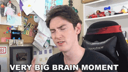 Very Big Brain Moment Meme GIF