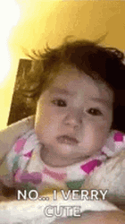 Very Cute Kid Crying GIF