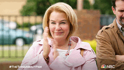 Very Good Happy Thing About Pam GIF