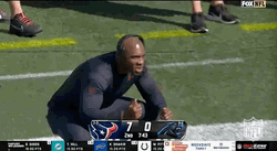 Very Hyped Texans Coach GIF