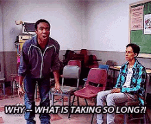 Very Impatient Professor GIF