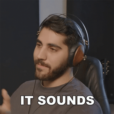 Very Interesting Black Background White Letters GIF