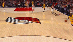 Very Strong Poster Dunk Of Lebron James GIF
