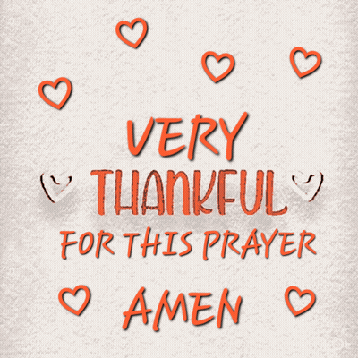 Very Thankful Prayer Poster With Hearts GIF