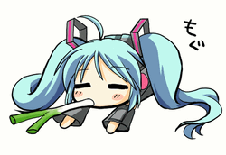 Very Tired Miku GIF