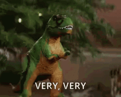 Very Unacceptable Disappointed Dinosaur GIF