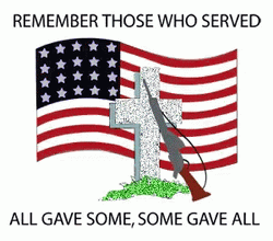 Veterans Day Memorial Fallen Soldiers Animated Quote