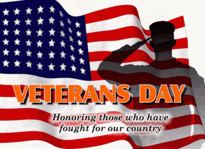 Veterans Day Poster Honoring Those Who Fought GIF