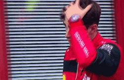 Vettel Leclerc Collision Before The Race GIF