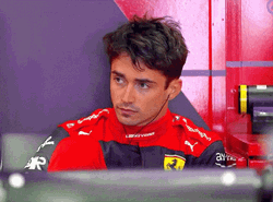 Vettel Leclerc Collision Charles In Uniform GIF