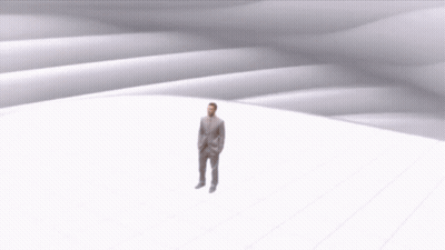 Vevo Logo On Man's Face GIF