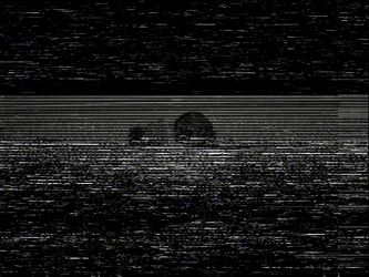 Vhs Effect Blue And Black Screen GIF