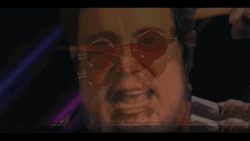 Vhs Effect Jon Daly Wearing Eyeglasses GIF