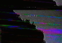 Vhs Effect Mountainside Night Time GIF