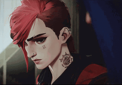 Vi Arcane Listening To Her Friend Advice GIF