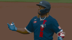Viad Guerrero Running To Max Scherzer GIF