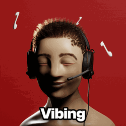 Vibehead Listening To Music  GIF