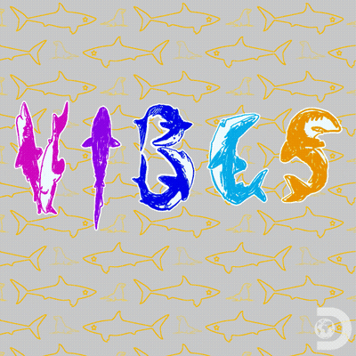 VIBES Sharks. Shark Week. GIF