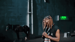 Vibing Fireboy DML GIF