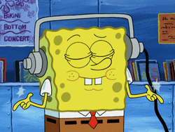 Vibing SpongeBob SquarePants GIF