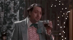 Vibing Steve Buscemi With Wine GIF