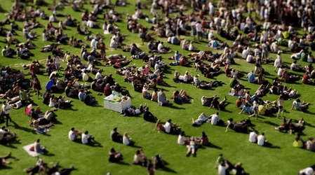 Vibrant Coachella Crowd At The Iconic Event GIF