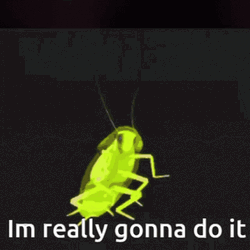 Vibrant Colors Dancing Cockroach GIF