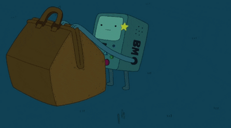 Vibrate BMO Battery Change Adventure Time GIF